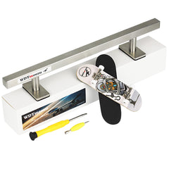 WDTMEEZU wood fingerboard deck with smooth edges for precise control.