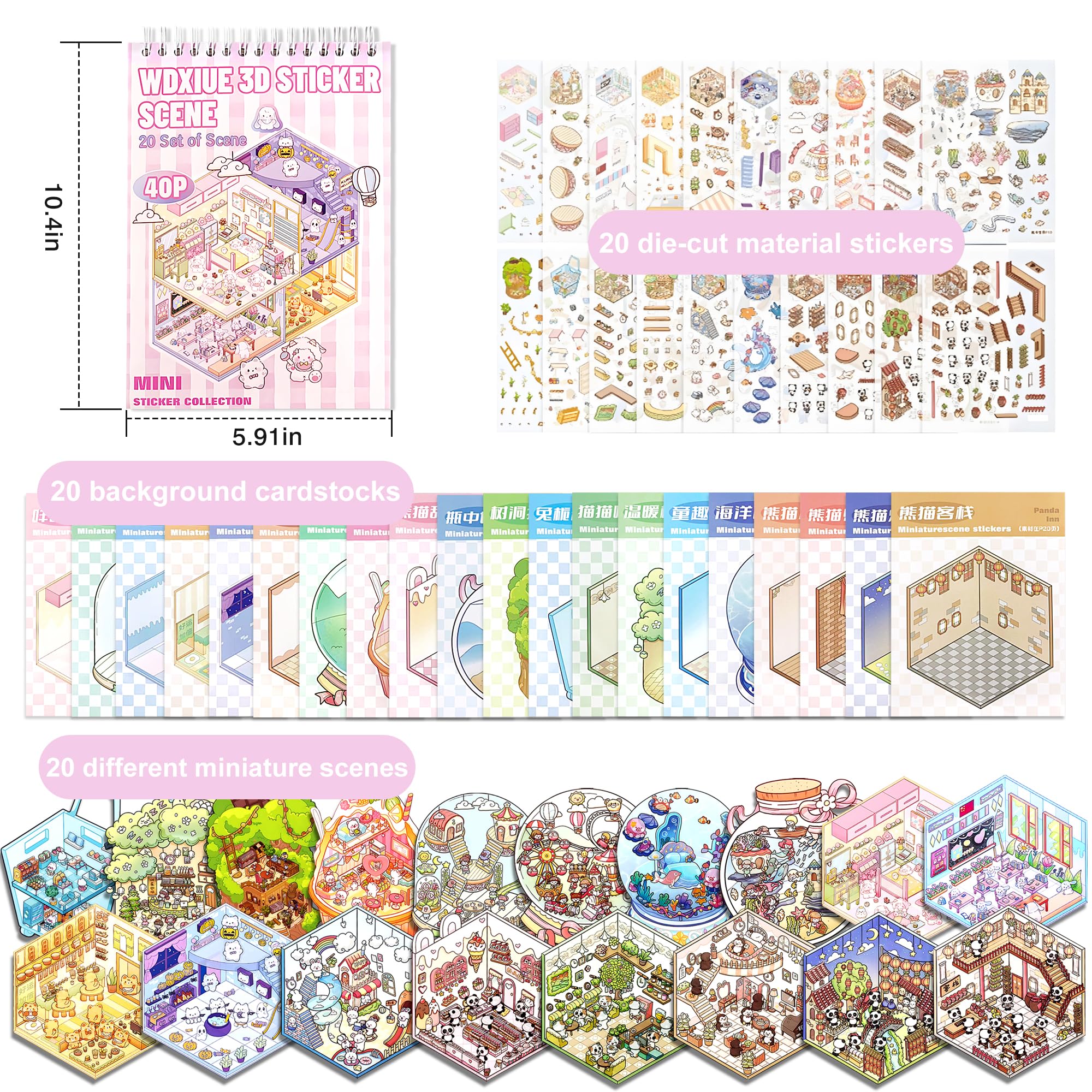 WDXIUE Puppy Cake Shop sticker enhances creative display on bottles and journals.