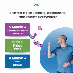 We! Connect Cards used by professionals to foster trust during workshops.