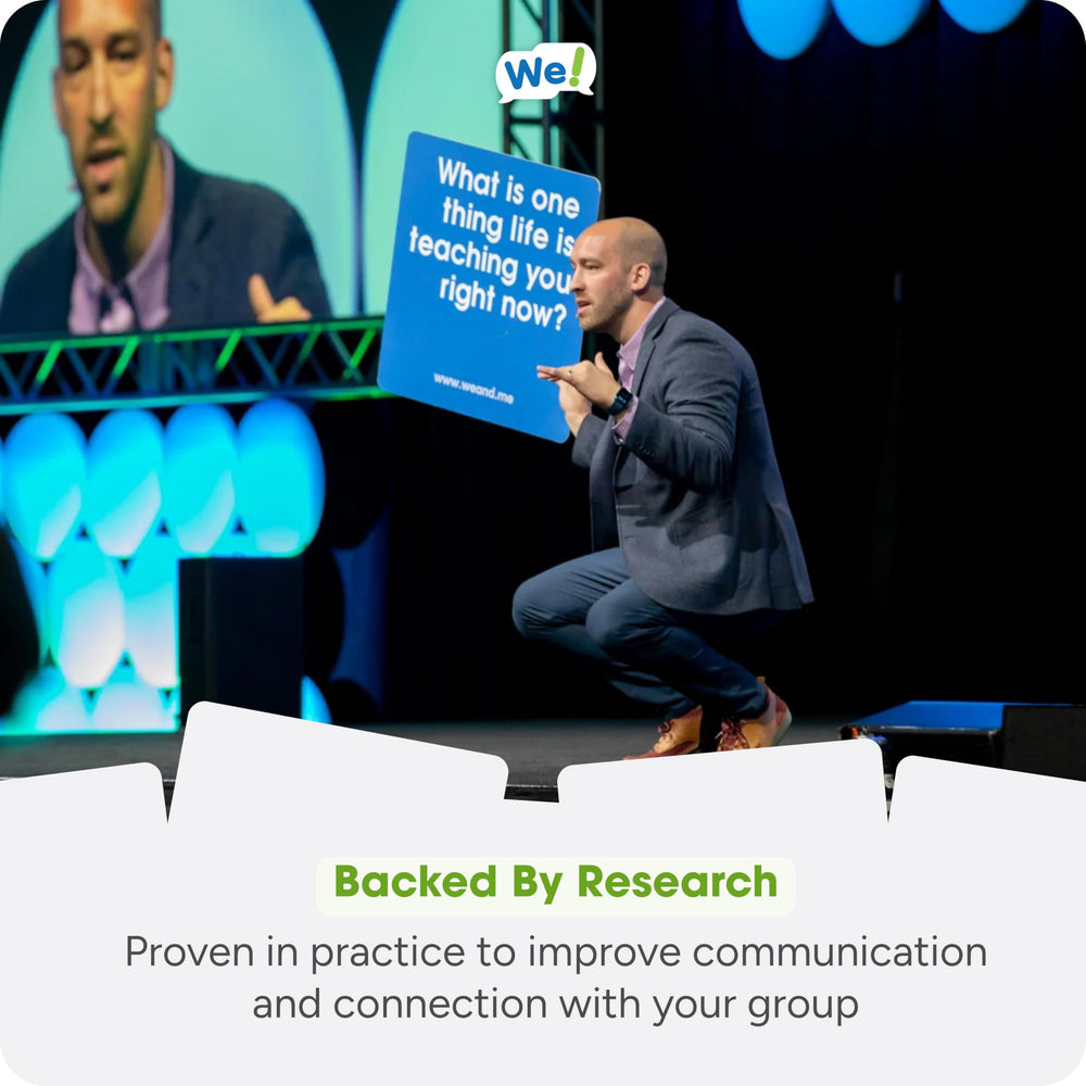 We! Connect Cards video tutorials help facilitators run sessions smoothly.