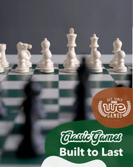 WE Games family-friendly setup supports learning and friendly competition