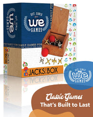 WE Games metal jacks deliver tactile play and coordination.