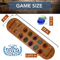 WE Games 22x6-inch board ready for tabletop play