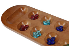 WE Games Mancala-inspired setup for relaxed, friendly play