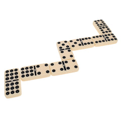 WE Games Double Nine Dominoes spinners in hand ready for an engaging round.