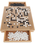 WE Games Go Game Set 12 Inch board top view for focused strategy sessions.