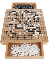 WE Games Go Game Set 12 Inch board top view for focused strategy sessions.