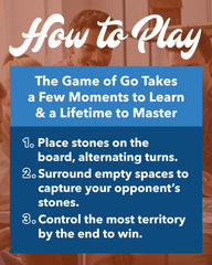 WE Games Go Game Set 12 Inch veneer closeup highlighting natural wood detail.