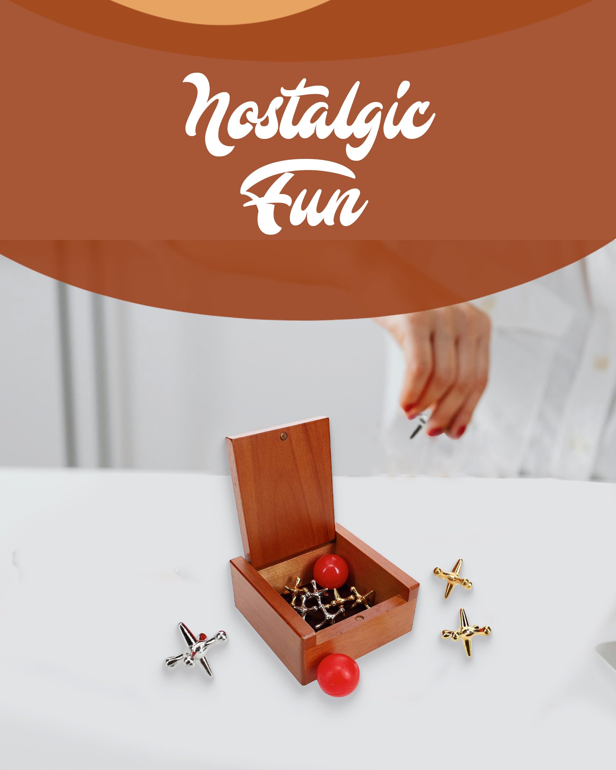 WE Games keepsake wooden box with magnetic closure secures pieces.