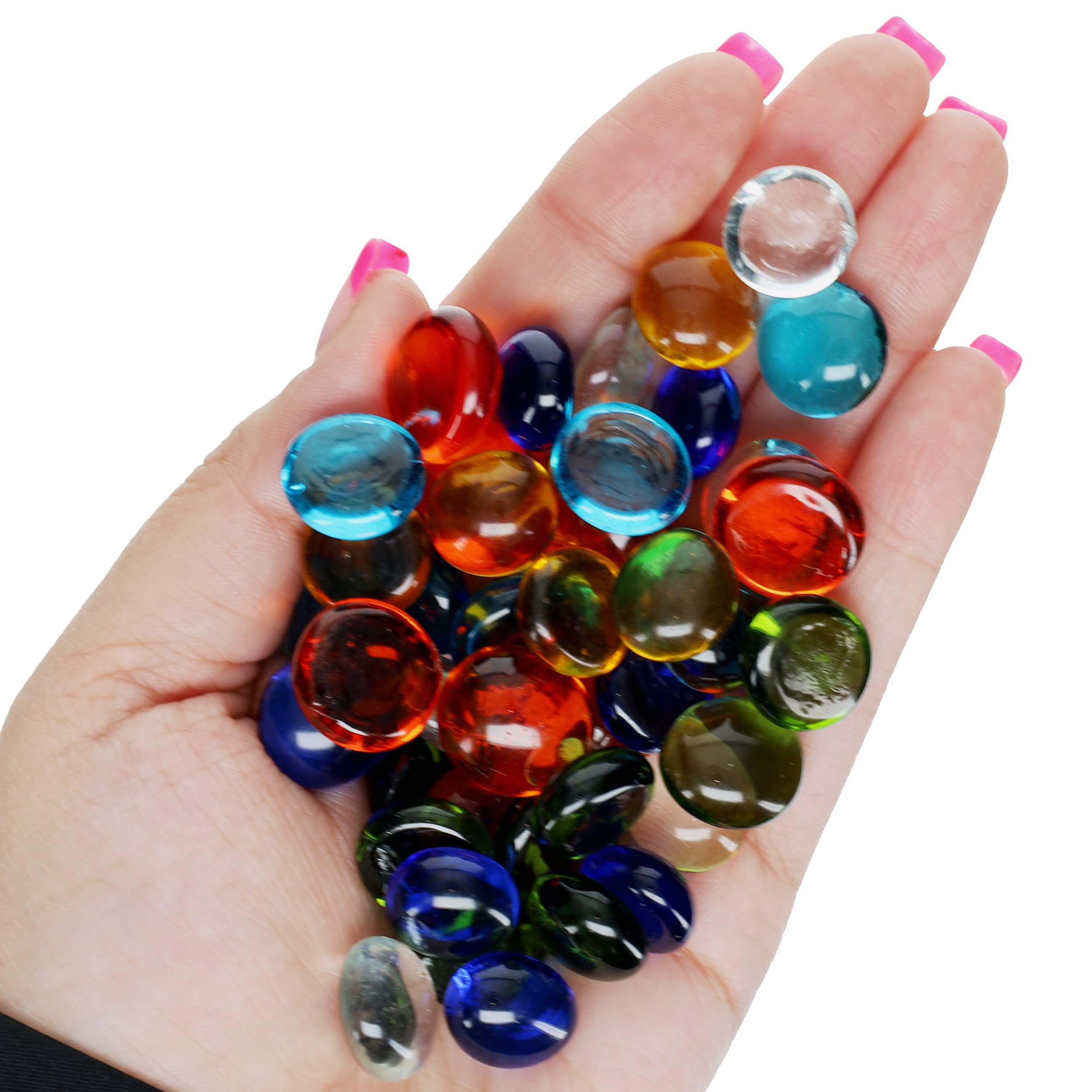 WE Games glass stones offer durable play on most mancala boards