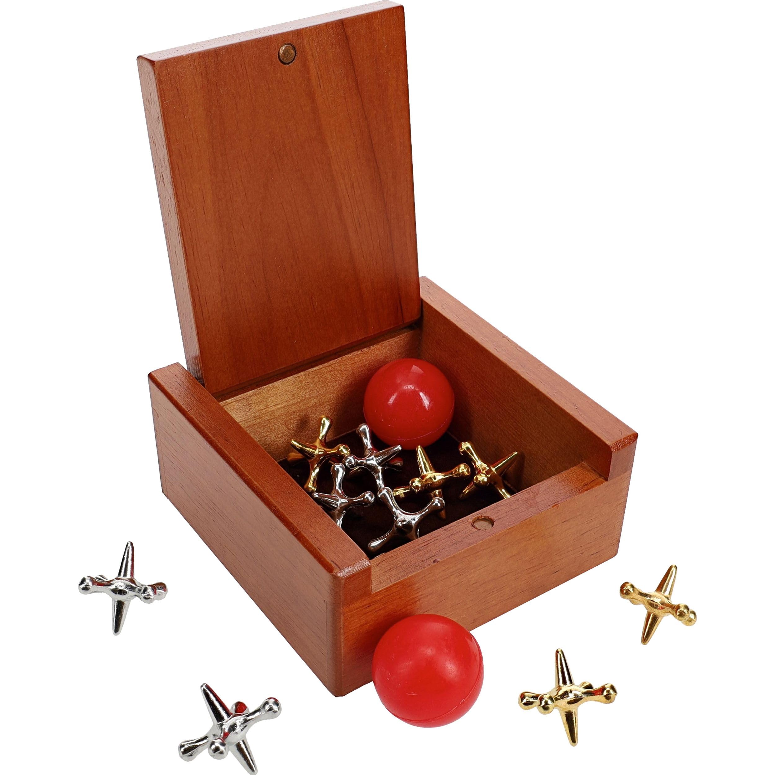 WE Games metal jacks set complete for classic play.