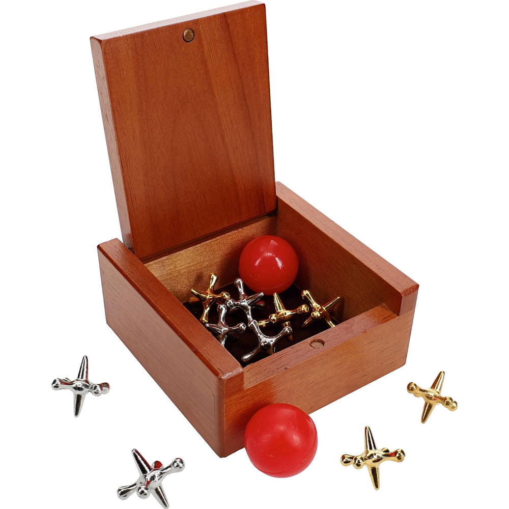 WE Games metal jacks set complete for classic play.
