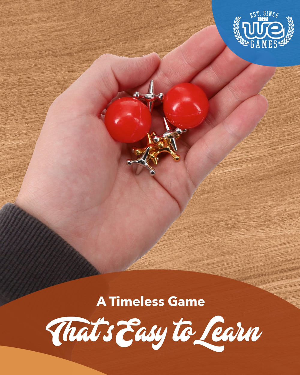 WE Games portable travel game for solo or group play.