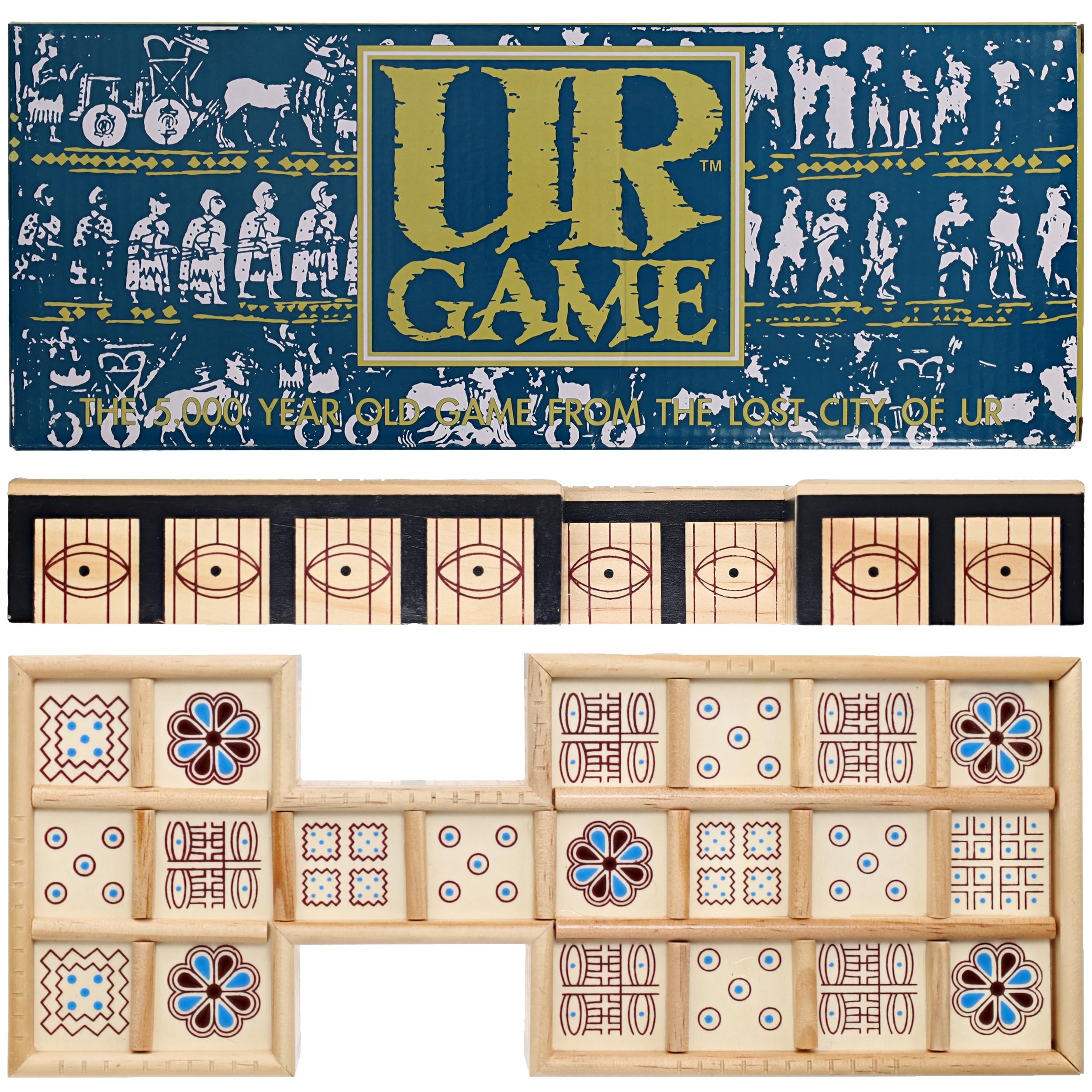 WE Games The Royal Game of UR craftsmanship inspired by ancient discoveries