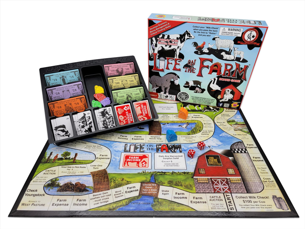 We R Fun Life on the Farm components laid out for engaging play sessions.