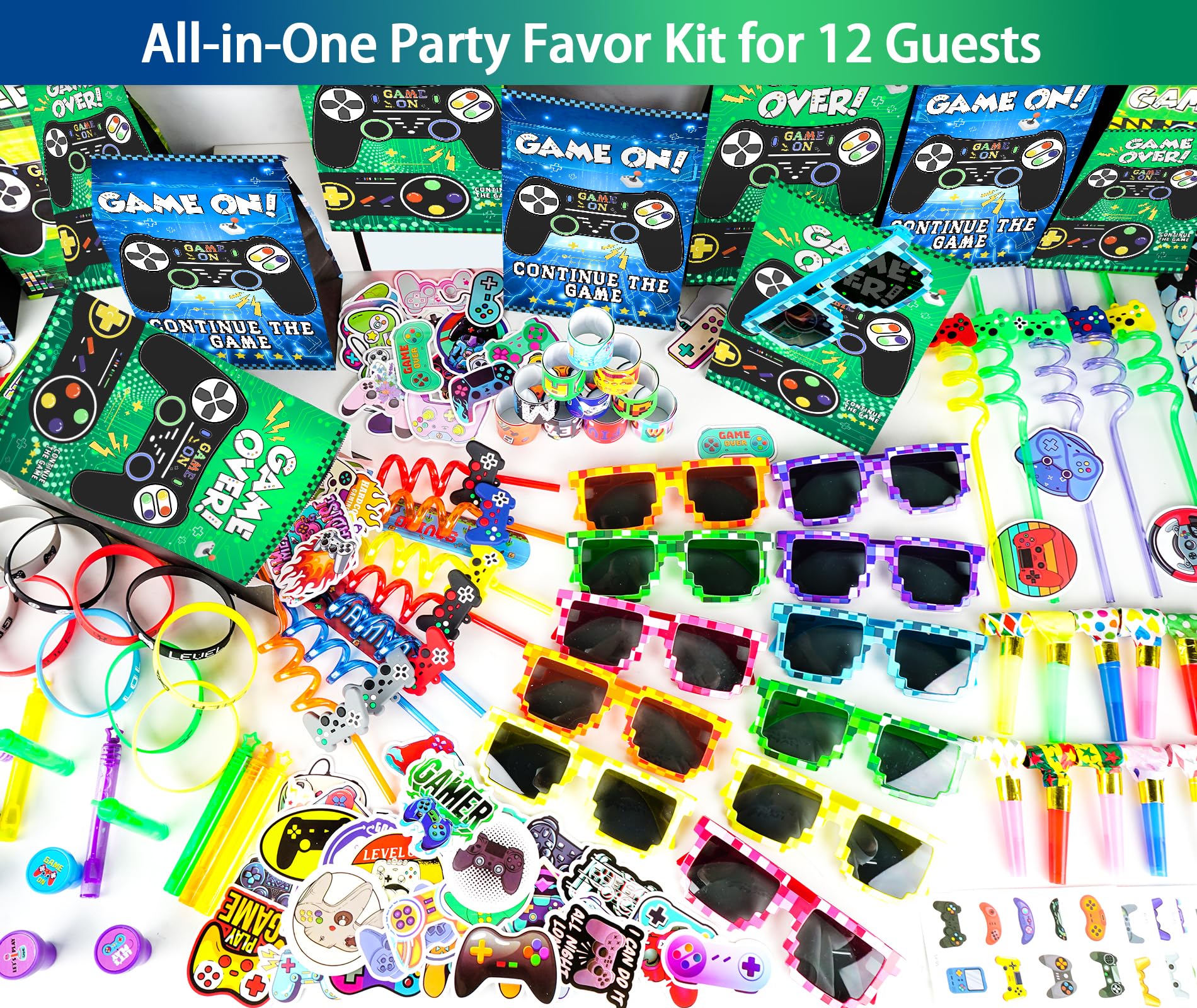 We1stdsee pixel sunglasses for party favors and gamer vibes