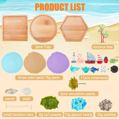 WEBEEDY colored sand adds vibrant texture for beach-inspired scenes at home