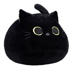 WeBingo Black Cat Plush cozy decor and comforting hugs in one pillow.