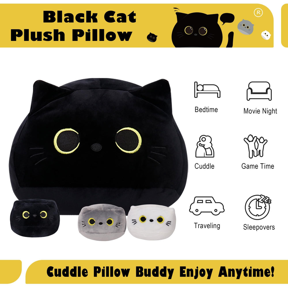 WeBingo cat plush decor on sofa adds warmth and charm.