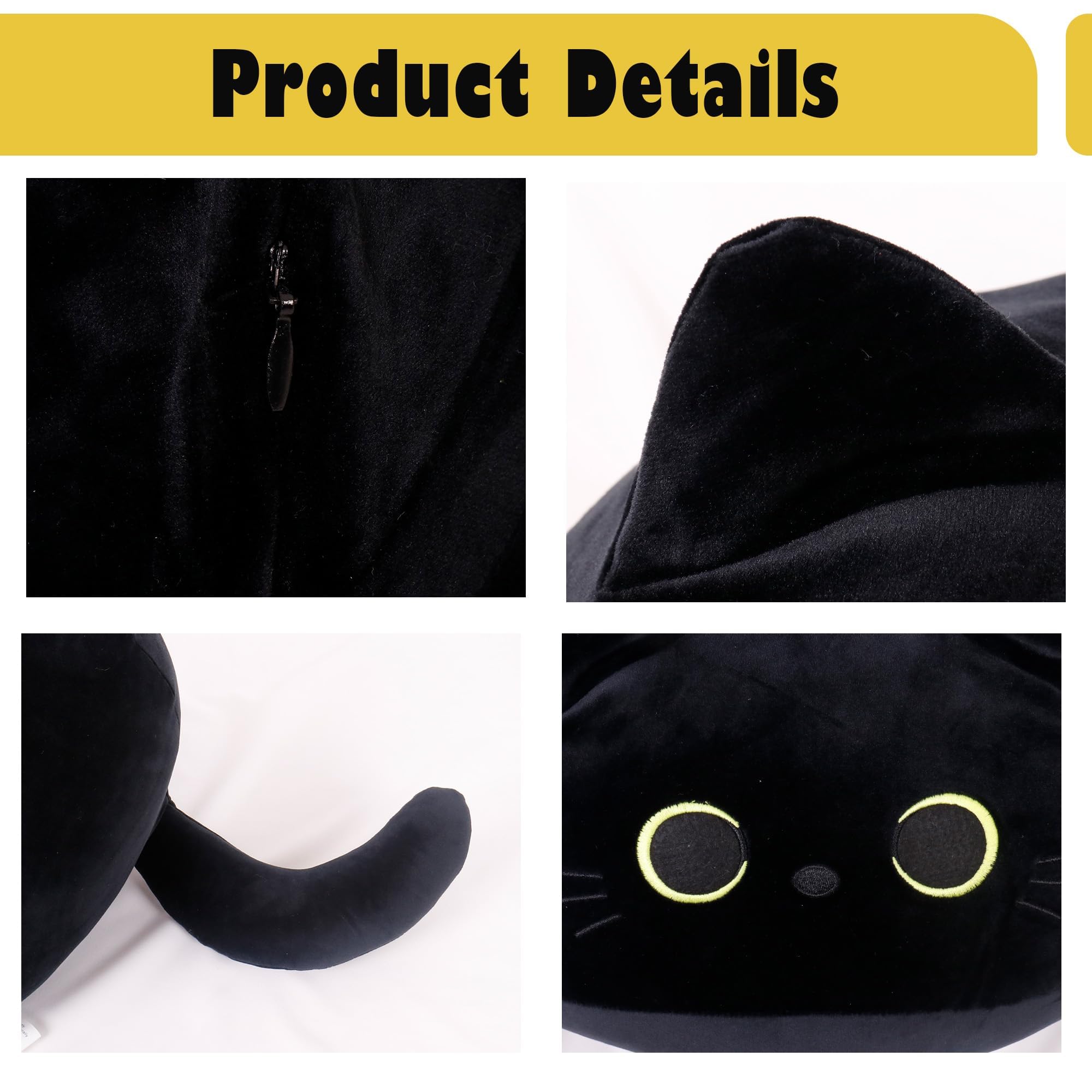 WeBingo cat plush nursery bed decor for kids space.
