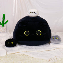 WeBingo gift-ready black cat plush ideal birthday present.