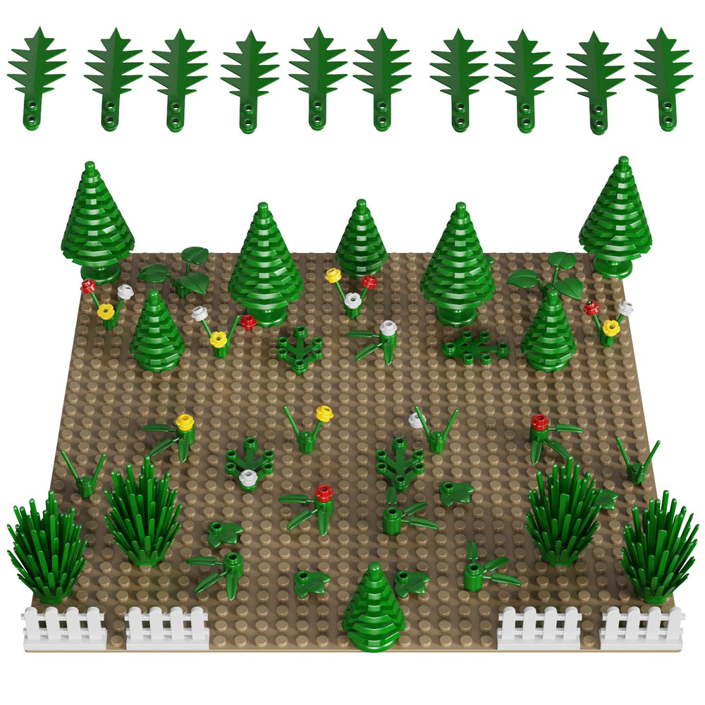 WEBRICK Plant Parts palm leaves add tropical flair to builds.