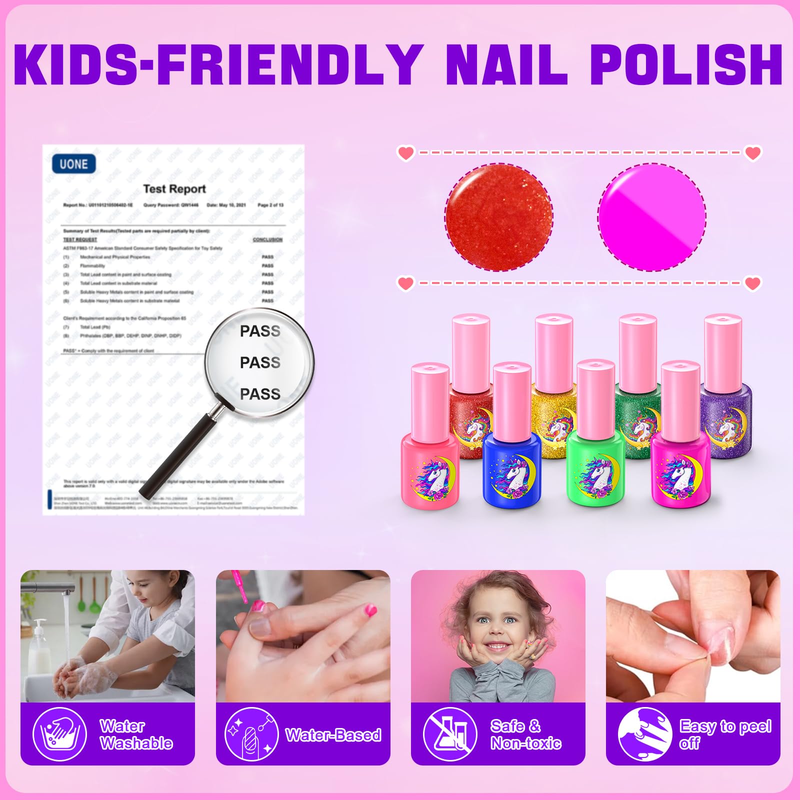 Websonaw gentle air nail dryer provides quick drying for little fingers