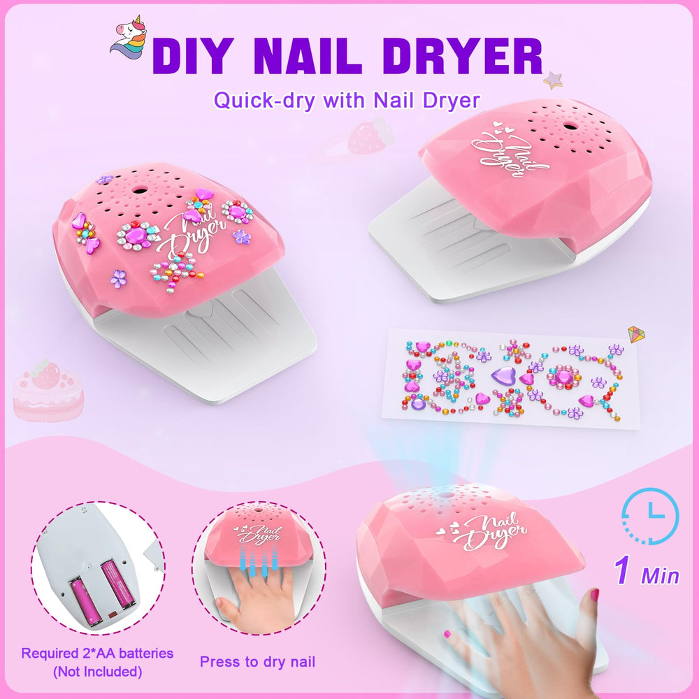Websonaw glitter powder and stickers spark creative nail decoration sessions