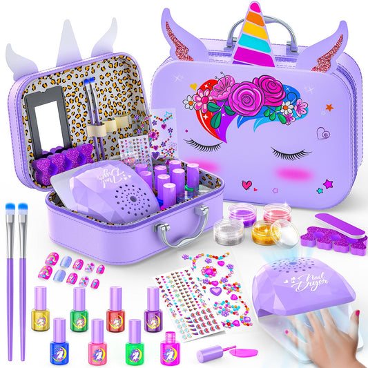 Websonaw kids nail polish kit all-in-one set for creative play