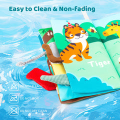 WECHARM KIDS soft fabric book ideal for newborn grip and play during walks.