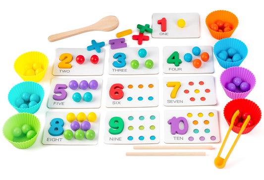 Wecharm Kids rainbow peg-board beads spark creative play and motor growth.