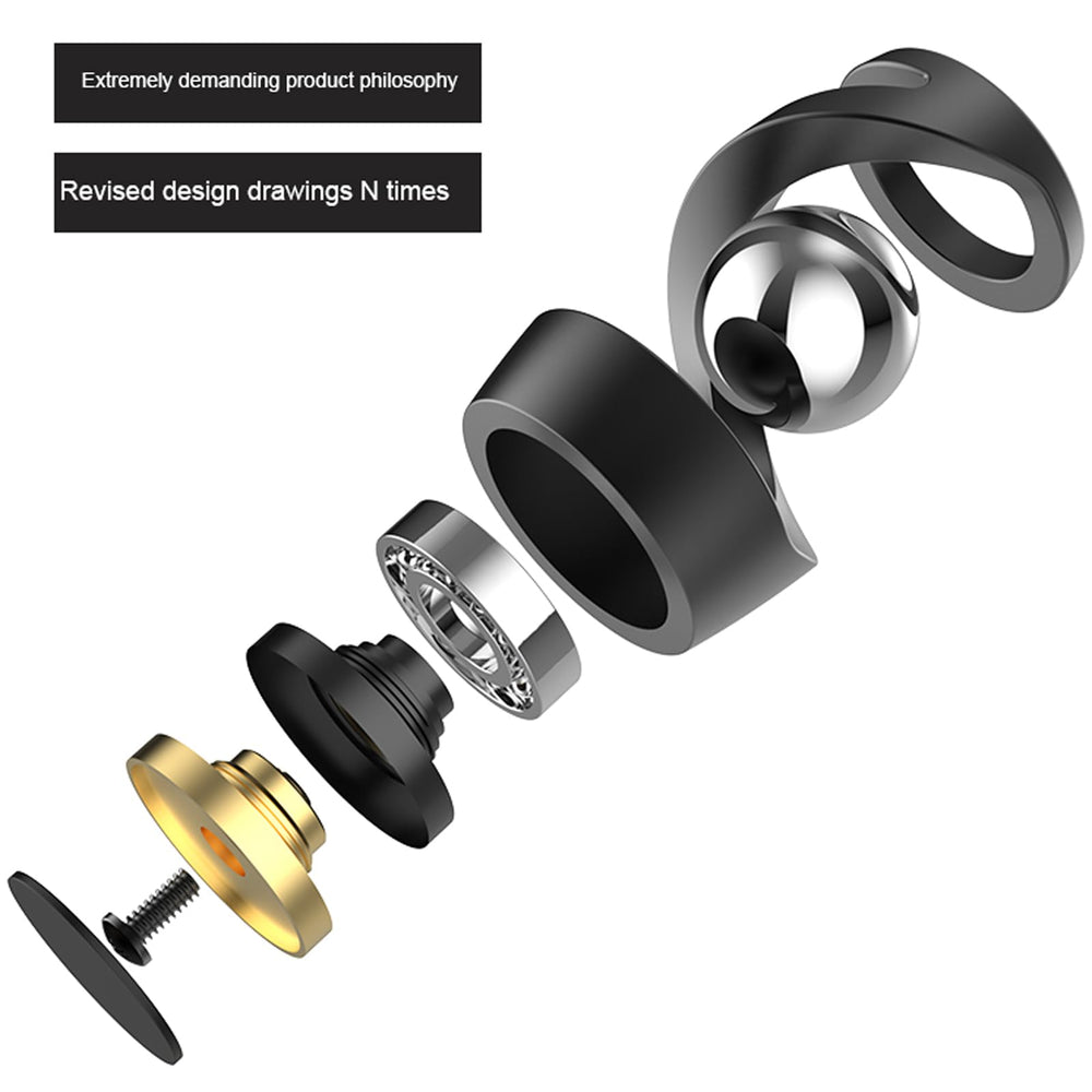 Wecsv metal fidget toy featuring spiral frame and smooth finish