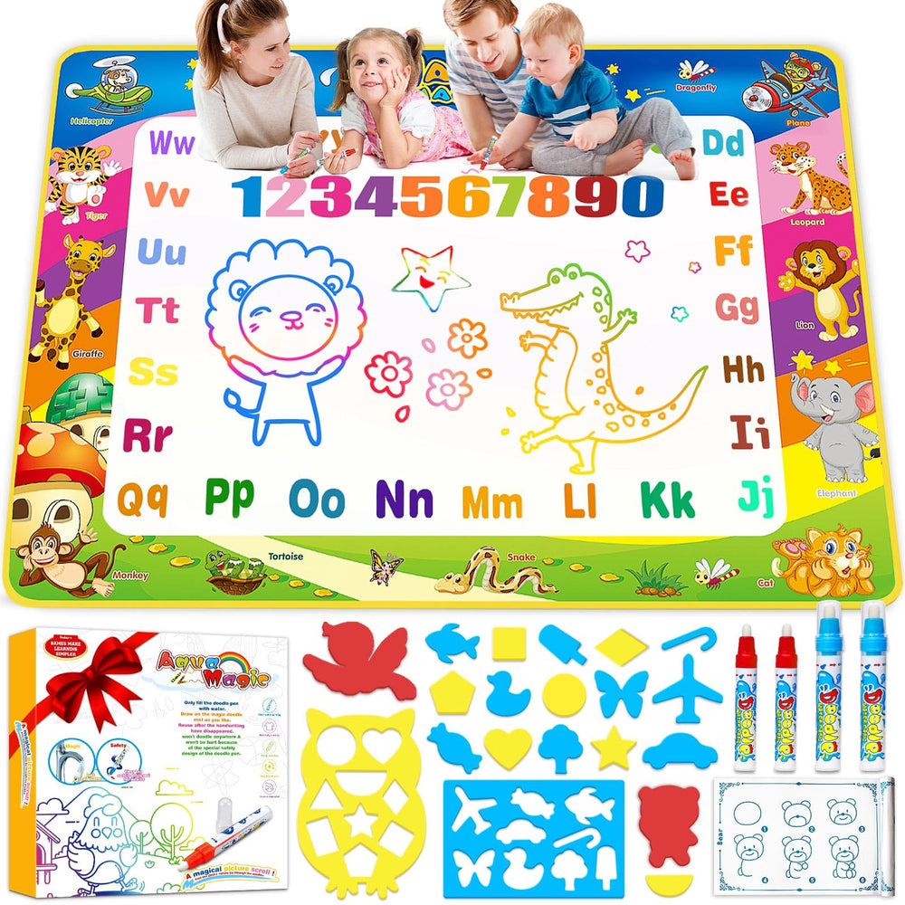 Wedopro water-doodle-mat-40x30 inches promotes mess-free creative play for toddlers.