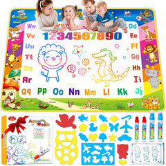 Wedopro water-doodle-mat-40x30 inches promotes mess-free creative play for toddlers.