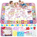 Wedopro water doodle mat full view showing large 48x32 inch drawing space for kids