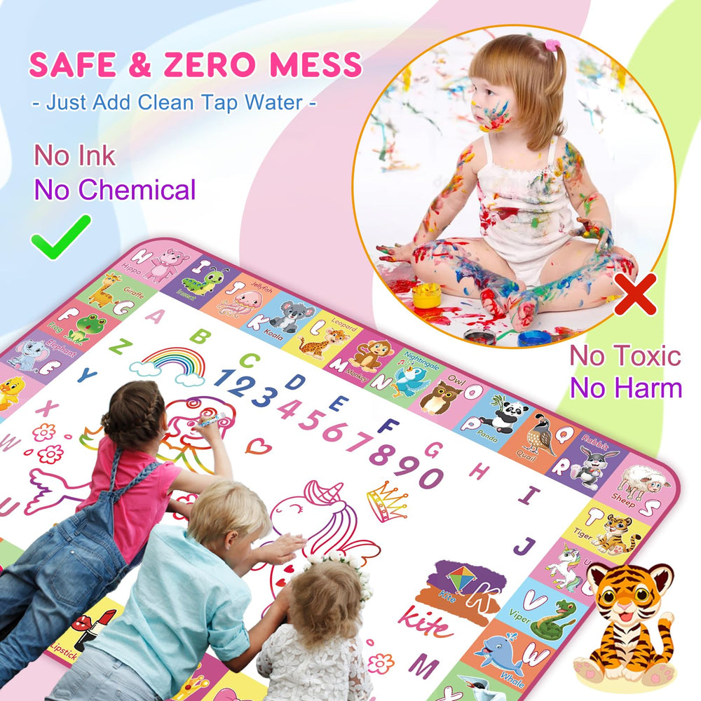Wedopro water doodle mat folded storage for easy transport and tidy play