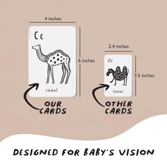 Wee Gallery eco-friendly-materials-flashcards crafted from soy inks for safe learning.