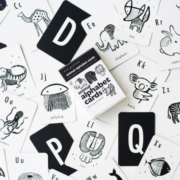 Wee Gallery interactive-learning-flashcards invite playful practice of letters and shapes.