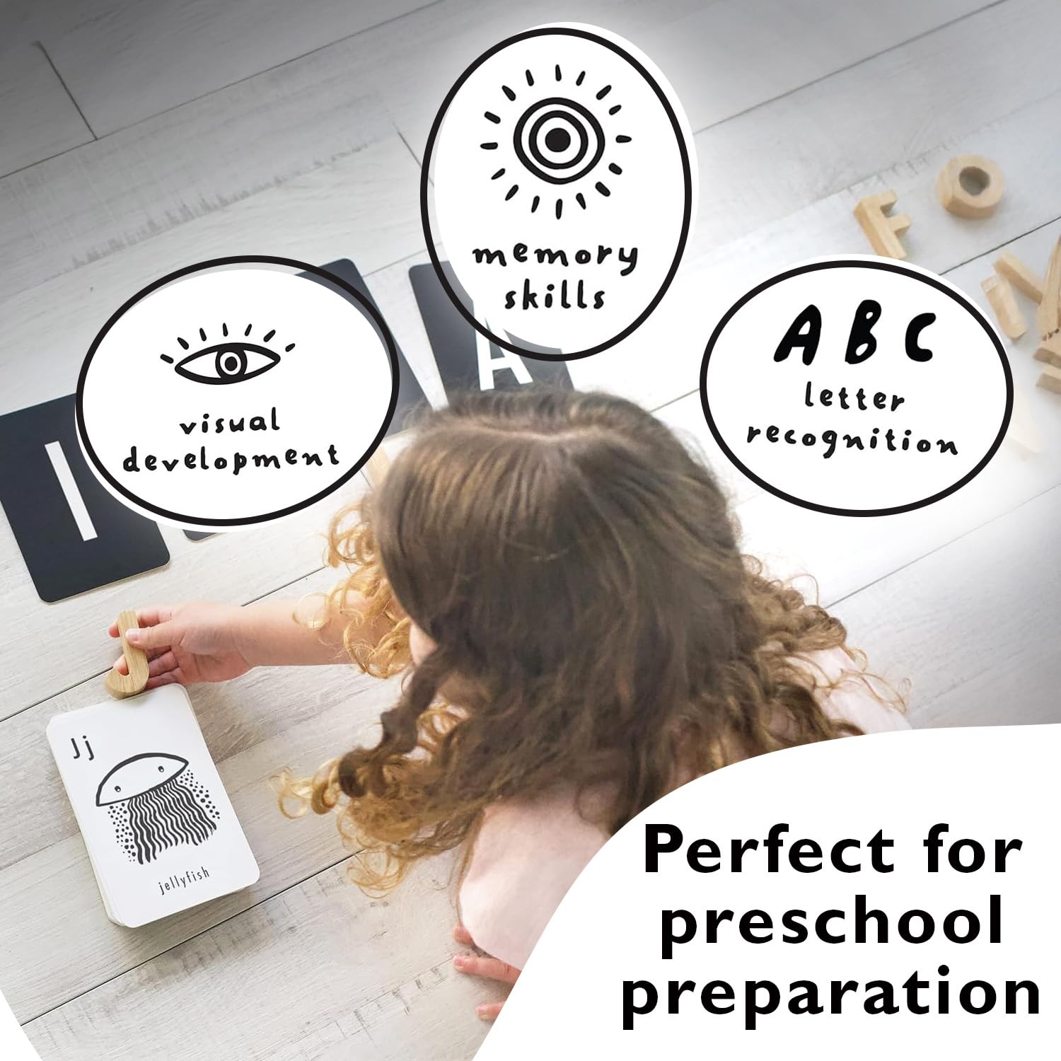 Wee Gallery tummy-time-flashcards support sensory play and cognitive growth in infants.