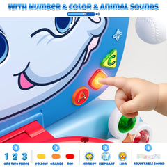 Wee Wonders inflatable basketball for safe, soft shooting fun.