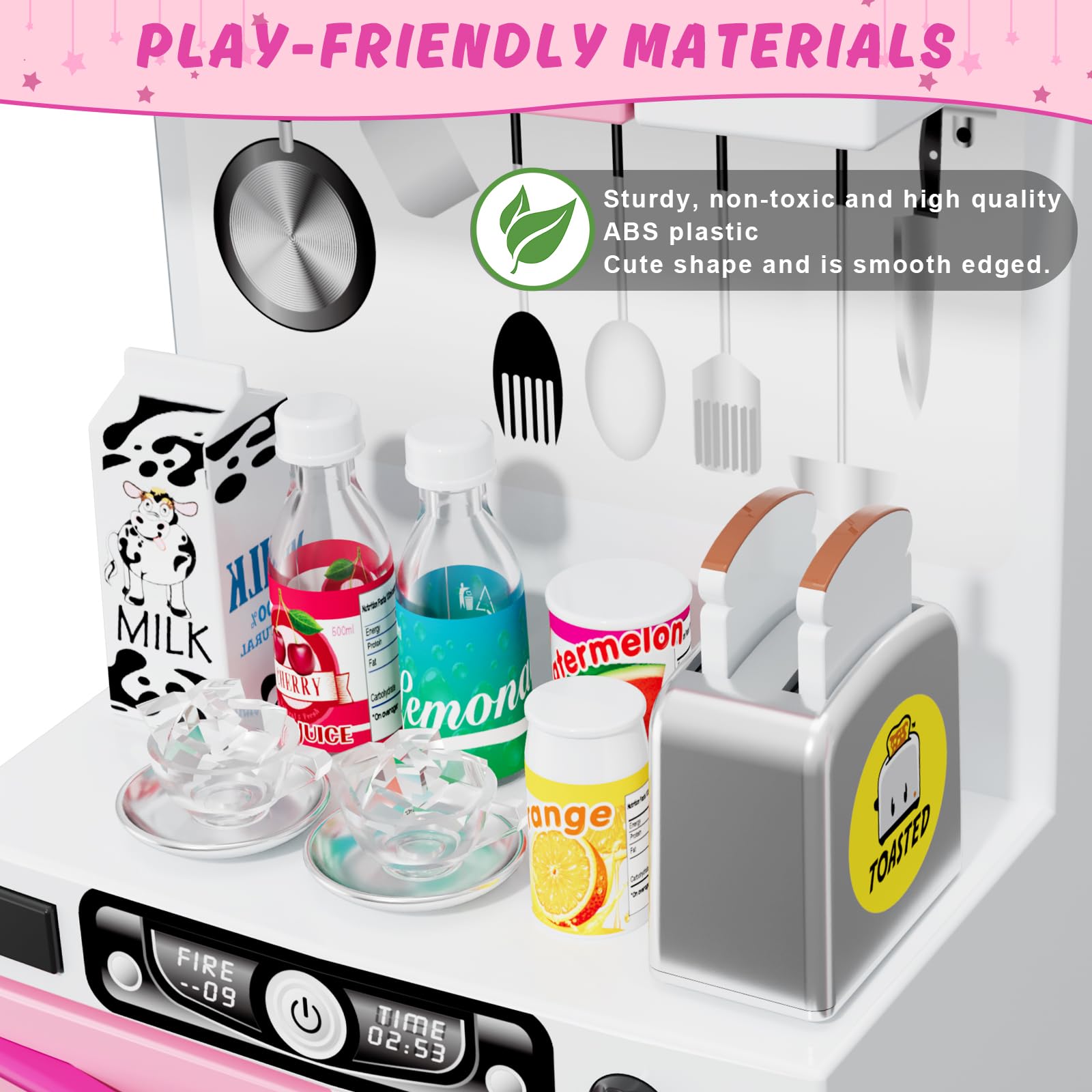 Wee Wonders microwave and oven with openable windows for realistic play