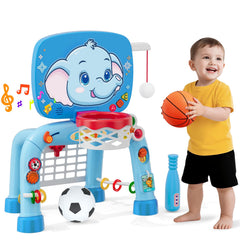 Wee Wonders toddler basketball hoop for active play and coordination.