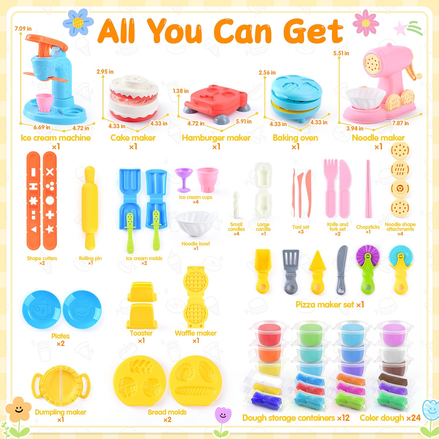 WeeHomm dough accessories kit keeps tools organized for mess-free fun.