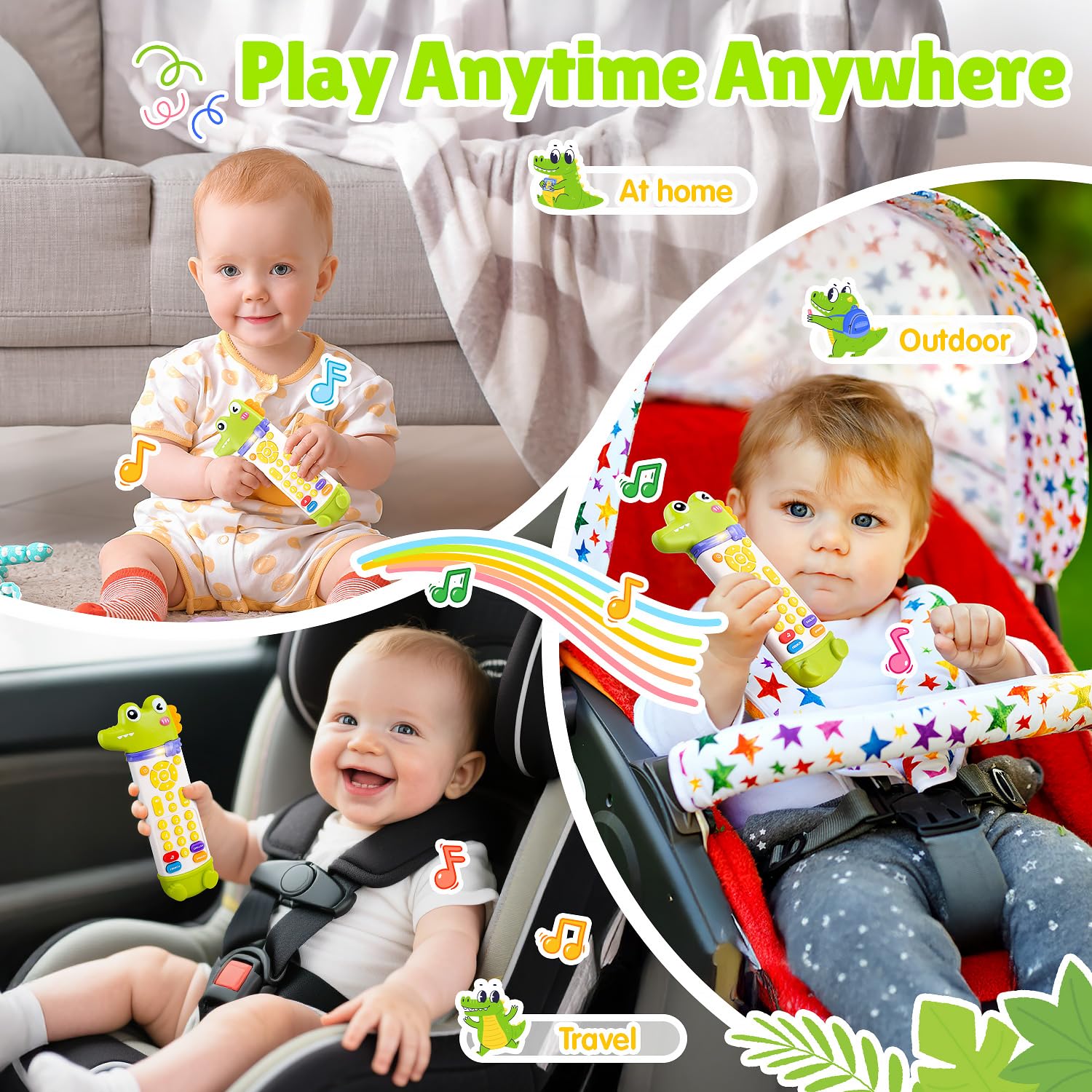WeeHomm BPA-free ABS body ensures durable, baby-safe playtime