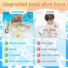 WeeHomm pool toys in water scene supporting family pool play