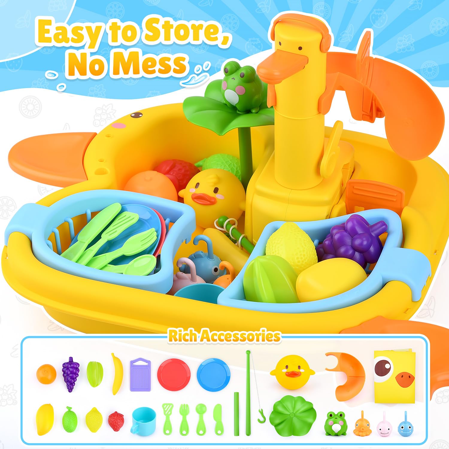 WeeHomm compact sink kit stores neatly after play
