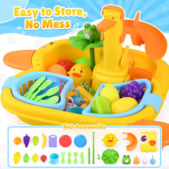 WeeHomm compact sink kit stores neatly after play