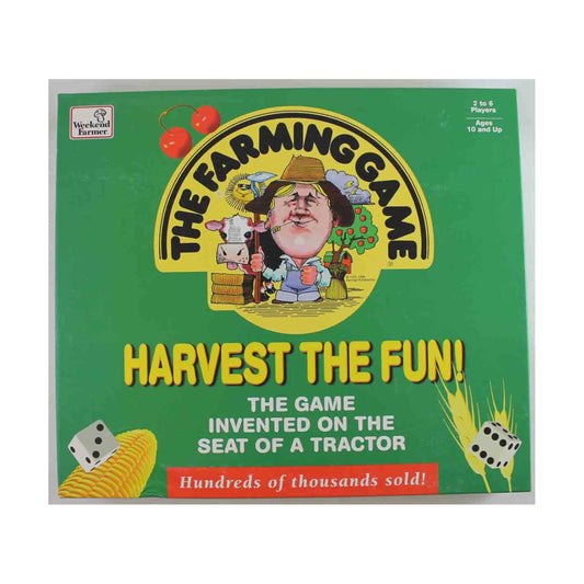 Weekend Farmer The Farming Game board shows weather cycles shaping farming choices.