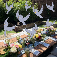 Weekgrat durable paper bluebird decor resists deformation for repeated use.