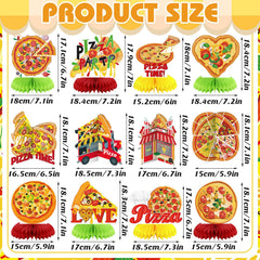 Weekgrat multicolor pizza-pattern centerpiece adds whimsy to desks and tables.